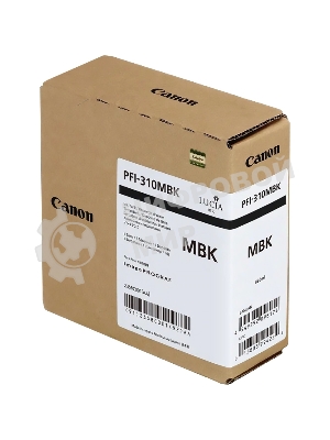 Картридж струйный Canon PFI-310 MBK 2358C001 черный матовый (330мл) для Canon TX-2000/TX-3000/TX-4000