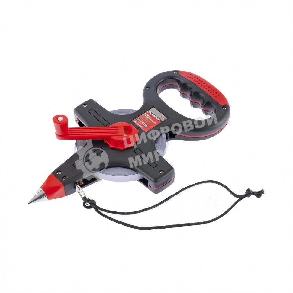 Рулетка геодезическая Matrix 50 м х 12,5 мм, металлическая лента, открытый корпус