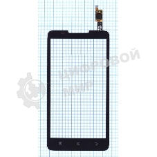 Сенсорное стекло (тачскрин) для Lenovo A656, черное