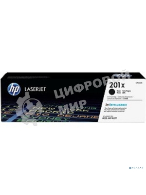 Тонер Картридж HP 201X CF400X черный для HP CLJ Pro M252/M277 (2800 стр.)