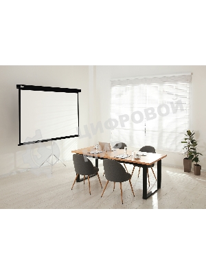Экран Cactus 149.4x265.7см Wallscreen CS-PSW-149X265-BK 16:9 настенно-потолочный рулонный черный