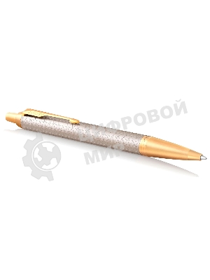 Ручка шариковая Parker IM Premium K323 (CW1931687) Grey GT, M, синие чернила, подарочная коробка