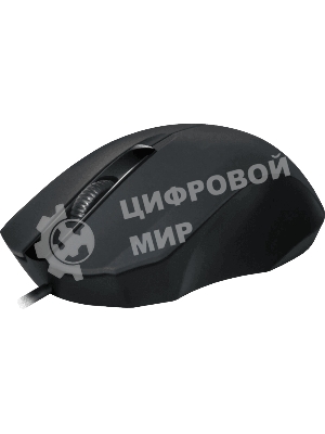 Мышь проводная Defender MM-310 черный, 1000 dpi, USB, кнопки - 3