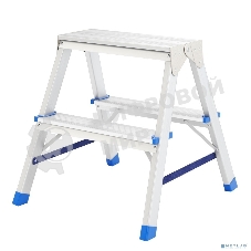 Стремянка Сибртех двусторонняя 2ст., алюминиевая