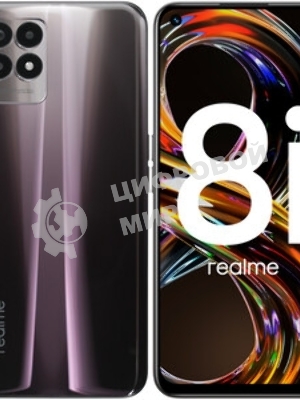 Дисплей для Realme 8i черный