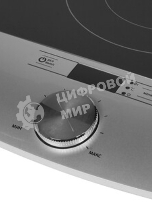 Плита настольная электрическая Hyundai HYC-0102 серебристый/черный стеклокерамика