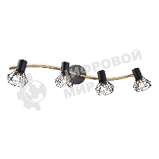 Светильник Ambrella light TR8658/4 BK/GD черный/золото E14/4 max 60W 750*100*185