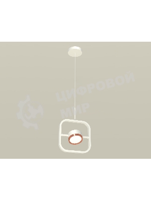 Светильник Ambrella light XB9118104 SWH/PPG белый песок/золото розовое полированное GX53 (C9118, N8126)