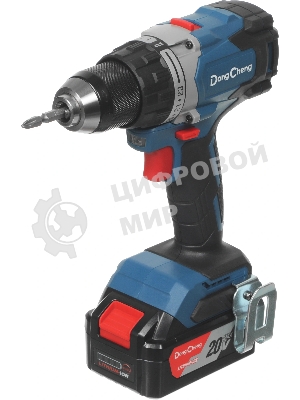 Дрель-шуруповерт DongCheng DCJZ06-13, 20 В, 5 Ач, 120 Нм, бесщеточный