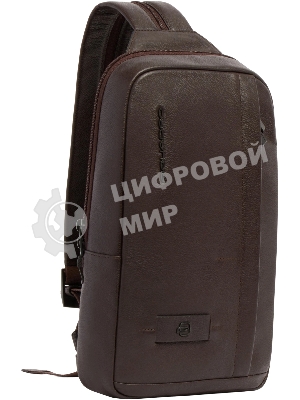 Рюкзак слинг мужской Piquadro Russel CA6764W137/TM темно-коричневый натур.кожа