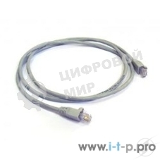 Патч-корд U/UTP Cat.6 LSZH 2м PC-LPM-UTP-RJ45-RJ45-C6-2M-LSZH-GY сер. Hyperline 42265