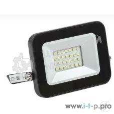 Прожектор светодиодный СДО 06-20 4000К IP65 черный IEK LPDO601-20-40-K02