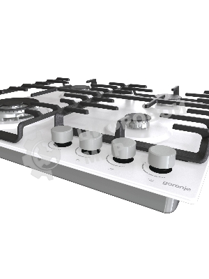 Газовая варочная панель Gorenje GT642AXW, 4 конфорки, закаленное стекло, белый