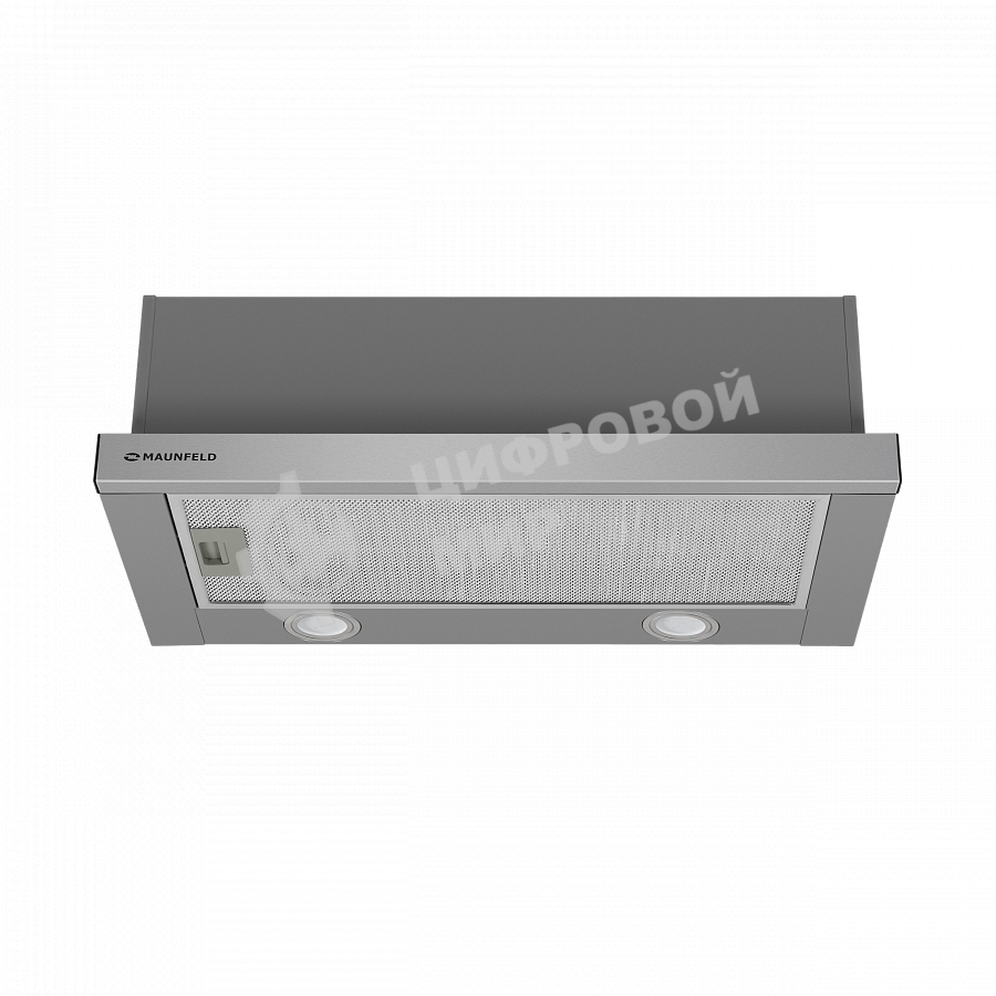 Вытяжка встраиваемая Maunfeld VS Light 60 нержавеющая сталь, 60 см, 520 куб. м/ч, 56 дБ