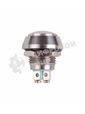 Кнопка антивандальная Rexant Ø12 Б/Фикс (2с винт) (ON)-OFF сфера