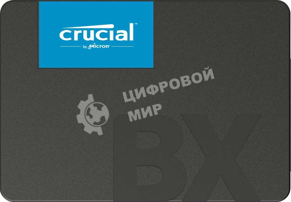 Накопитель SSD Crucial BX500, 1Tb, SATA III, 2.5