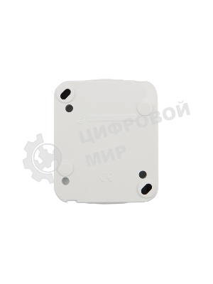 Розетка одноместная Kranz Mini OG открытой установки с заземлением, IP54 белая