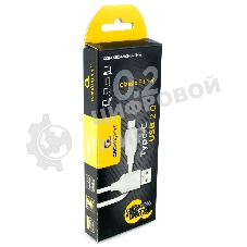 Кабель USB2.0 Cablexpert CCB-USB2-AMCMO2-1MW, AM/Type-C, издание Classic 0.2, длина 1м, белый, блистер