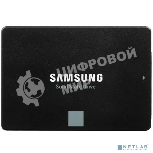 Накопитель SSD Samsung 500Gb 870 EVO (SATA3) 560/530MBs, 98000 IOPs