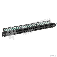 Панель коммутационная Rexant высокой плотности с кабельными органайзерами 19
