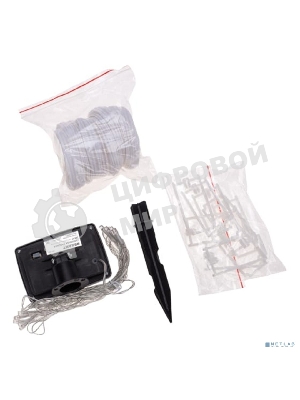 Гирлянда садовая Rexant Денг, 335 см, 3000К, встроенный аккумулятор, солнечная панель, коллекция Пекин