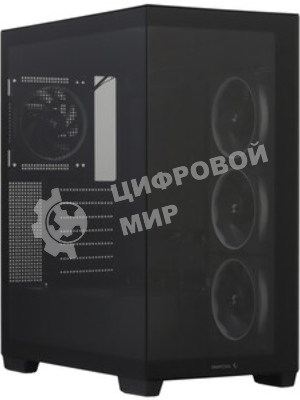 Компьютерный корпус Deepcool CG580 4F V2 без БП, боковое окно (панорама), 4x120мм ARGB PWM вентилятора, черный, ATX (R-CG580-BKADA4-G-2)