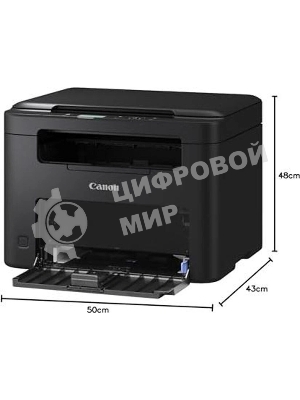 МФУ лазерное Canon i-Sensys MF272dw (5621C013), A4, ч/б, печ. 29 стр/мин., 600 x 2400 dpi (печать) 600x600dpi (скан), USB, RJ-45, Wi-Fi, Air Print, Mopria