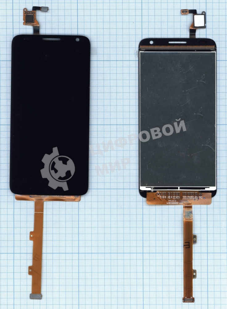 Дисплей для Alcatel Idol 2 mini S 6036Y черный