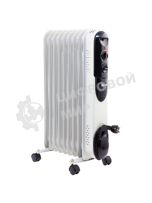 Обогреватель масляный MTX OCH-2000, белый, 2000 Вт, 20 м2, термостат