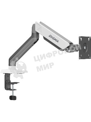 Кронштейн для мониторов ЖК Digma D-MM101 серый 17