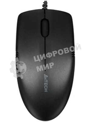 Мышь проводная A4Tech OP-530NUS черный, 1200 dpi, USB, кнопки - 3