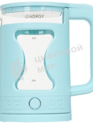 Чайник электрический Energy E-257 1.5л стекло, голубой