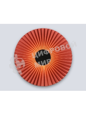 Настенный светильник Ambrella light LH72653 BK/RD черный/красный 6W 3000K D300*100
