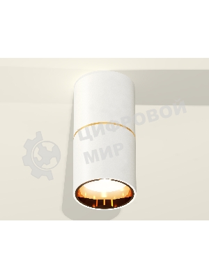 Светильник Ambrella Light XS6301082 SWH/PYG белый песок/золото желтое полированное MR16 GU5.3 (C6301, A2062, N6113)