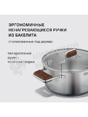 Кастрюля Rondell RDS-1792 Fjord 24 см (5,2 л)