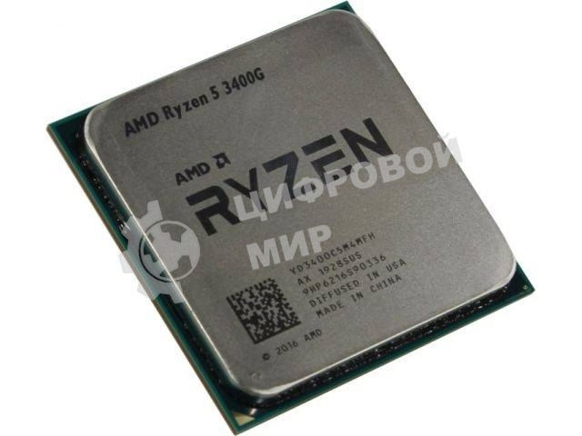 Процессор AMD Ryzen 5 3400G Soc-AM4 3.7GHz OEM