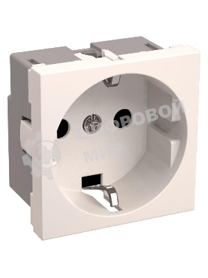 Розетка IEK (CKK-40D-RSZB2-K01-K) РКС-20-30-П-К Розетка с з/к 2к (на 2 модуля) ПРАЙМЕР белая