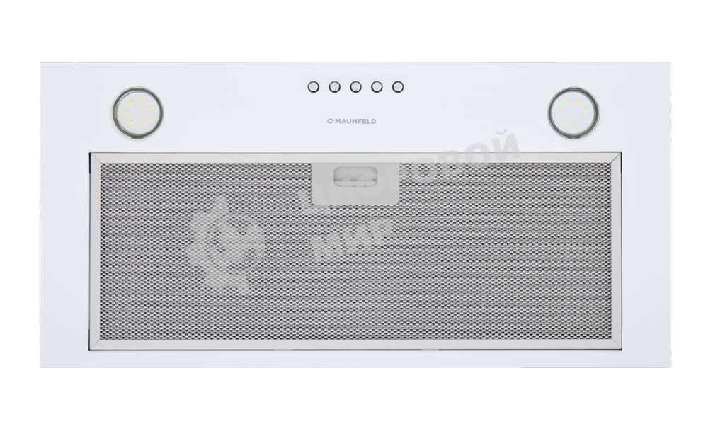 Вытяжка встраиваемая Maunfeld Crosby Power 50 белый, 50 см, 1050 куб. м/ч, 51.8 дБ