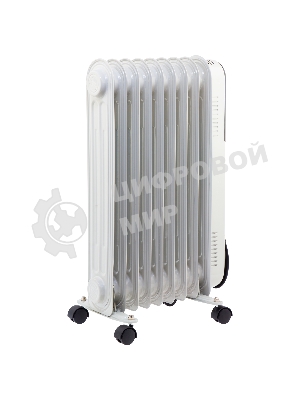 Обогреватель масляный MTX OCH-2000, белый, 2000 Вт, 20 м2, термостат