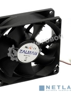 Вентилятор для корпуса Zalman ZM-F1 PLUS (SF) черный, 80 мм, 2000 об/мин, 23 дБ, 3 pin