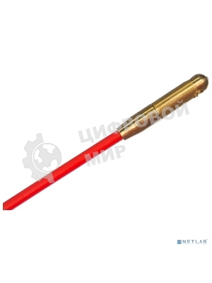 Протяжка кабельная Rexant (мини УЗК в бухте), стеклопруток, d=3,5мм, 5м красная