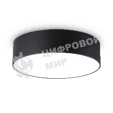 Потолочный светодиодный светильник Ambrella light FV5518 BK черный LED 18W 4200K D160*58 (Без ПДУ)
