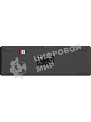 Клавиатура Acer OKR400 гибридная, USB Type-A, Bluetooth, радиоканал, чёрный