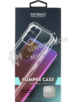 Чехол (клип-кейс) BoraSCO для Honor X5 Plus 72471 прозрачный
