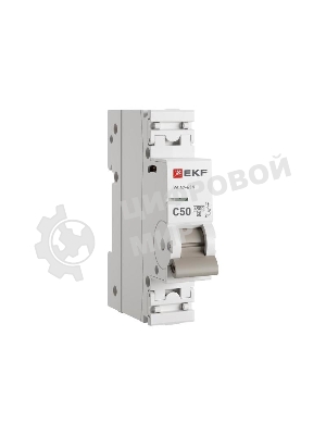 Выключатель автоматический модульный 1п 50А C 4.5кА ВА 47-63N PROxima EKF M634150C