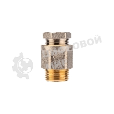 Сальник Rexant с резьбой 1/2 для ввода кабеля в трубу, никелированная латунь