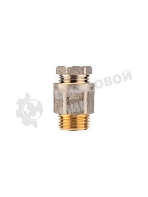 Сальник Rexant с резьбой 1/2 для ввода кабеля в трубу, никелированная латунь