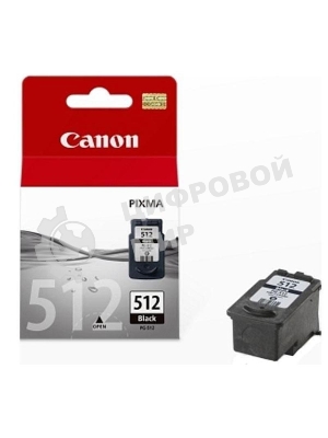 Картридж струйный PG-512Bk (2969B007) черный (401 стр.) для Canon PIXMA MP240, 260, 480