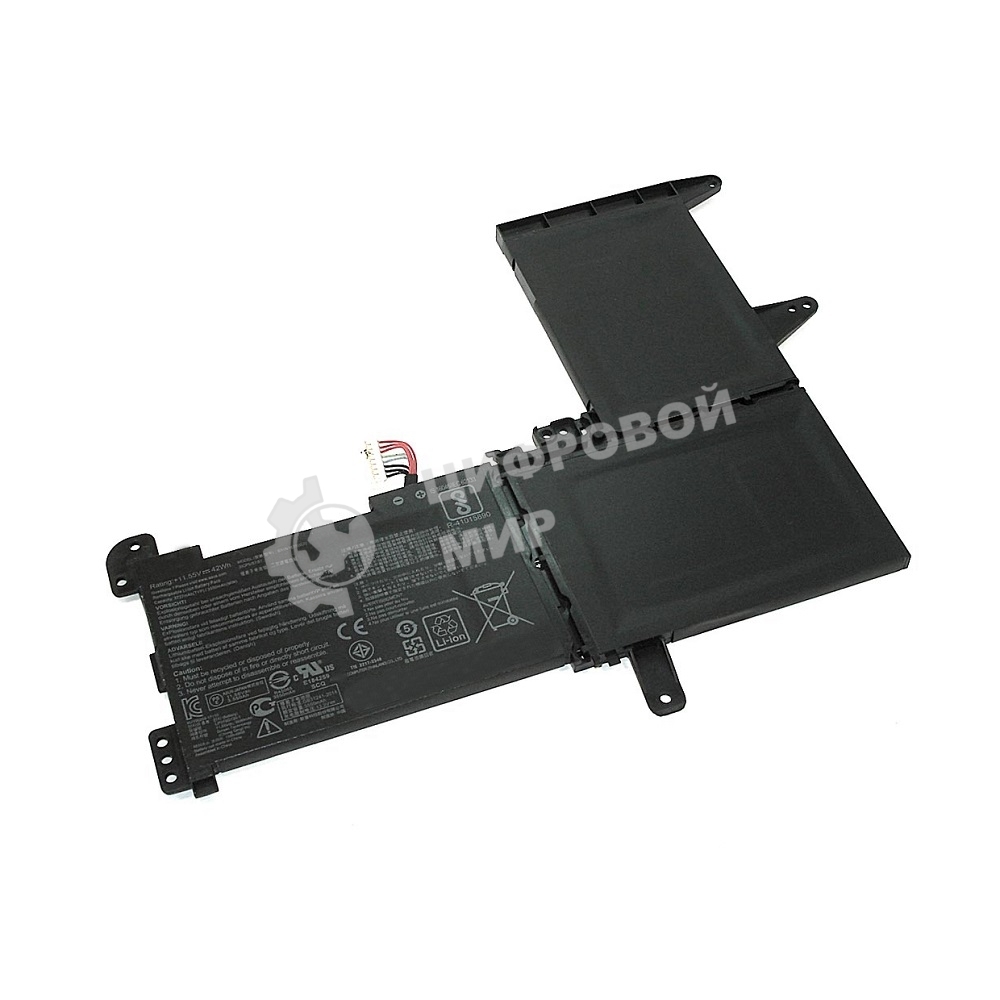 Аккумуляторная батарея для ноутбука Asus X510 S510 11.52V 42Wh черный