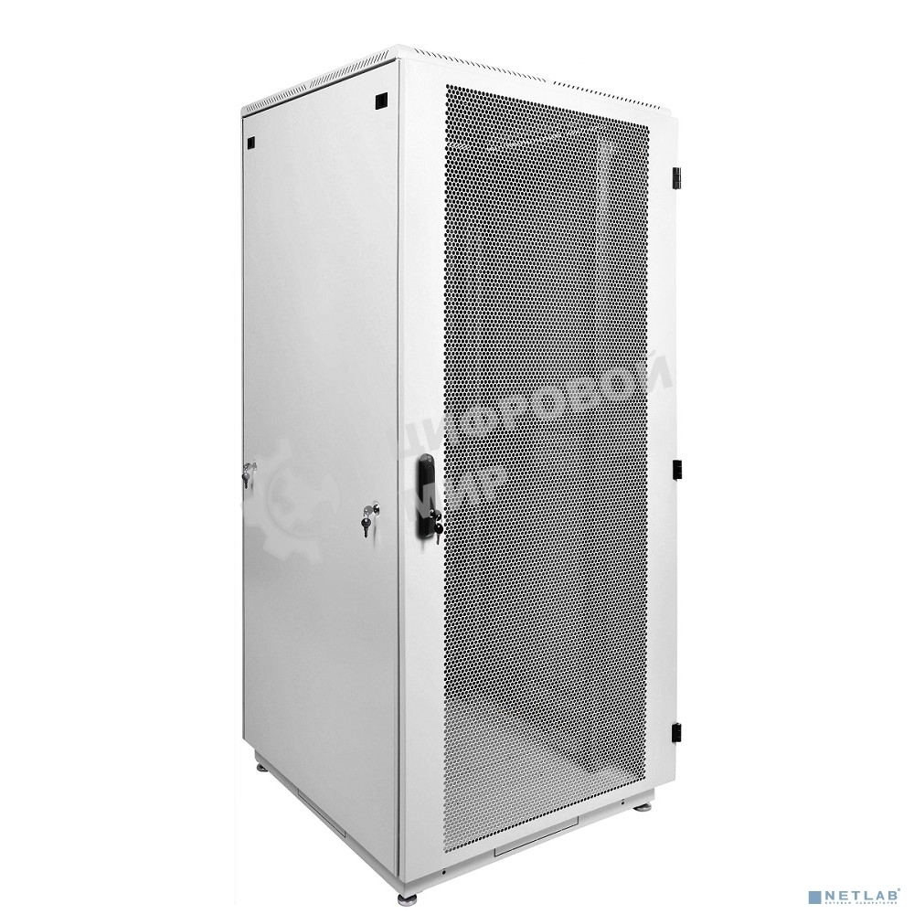 Шкаф коммутационный ЦМО ШТК-М-42.8.8-4ААА 42U 800x820 мм пер. дв. перфор. задн. дв. стал. лист 2 бок. пан. 500 кг белый